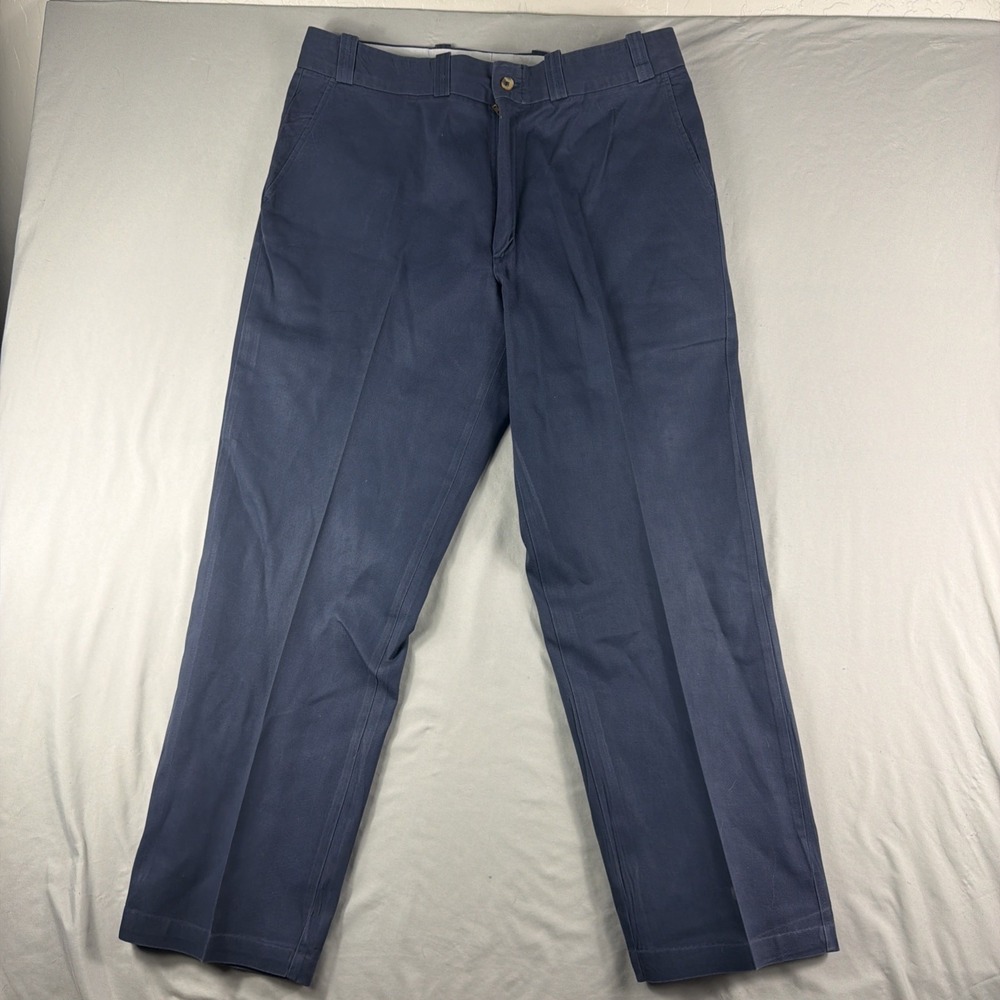 Duck Head blue work pants slack trousers, men's 38x30